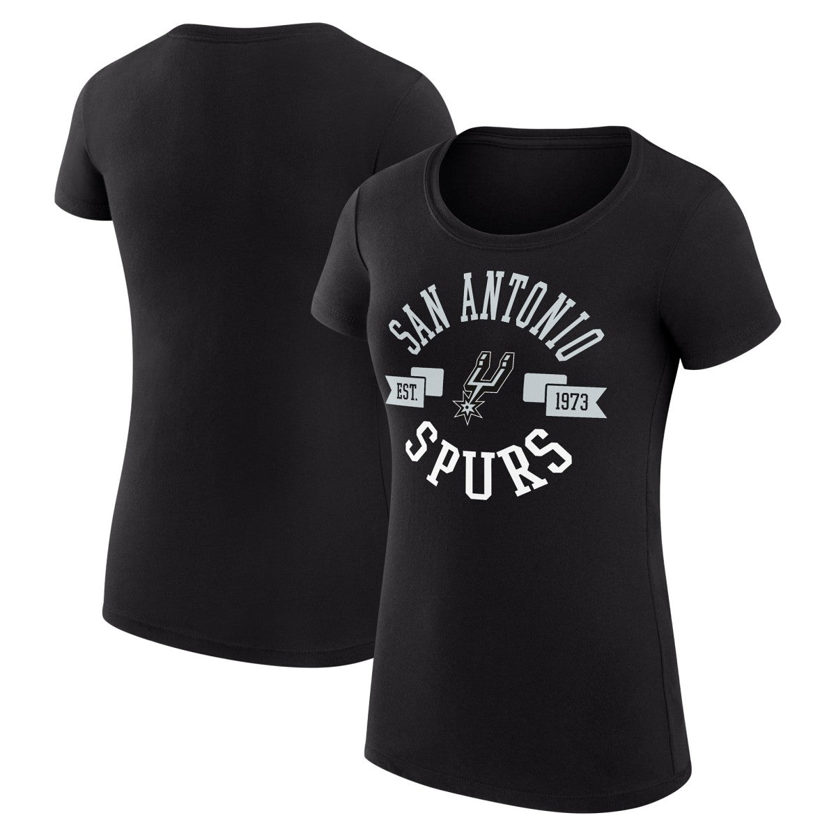 NBA San Antonio Spurs G-III 4Her by Carl Banks Women's Super-Slim Fit Lightweight Large City Logo T-Shirt