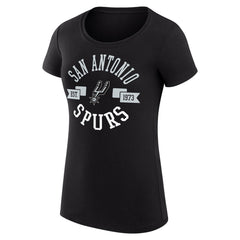 NBA San Antonio Spurs G-III 4Her by Carl Banks Women's Super-Slim Fit Lightweight Large City Logo T-Shirt