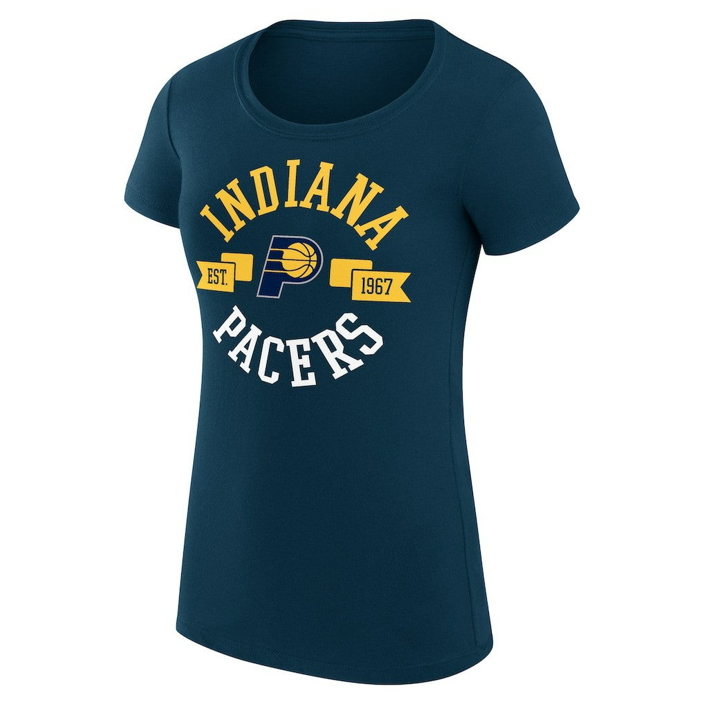 NBA Indiana Pacers G-III 4Her by Carl Banks Women's Super-Slim Fit Lightweight Large City Logo T-Shirt