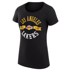 NBA Los Angeles Lakers G-III 4Her by Carl Banks Women's Super-Slim Fit Lightweight Large City Logo T-Shirt