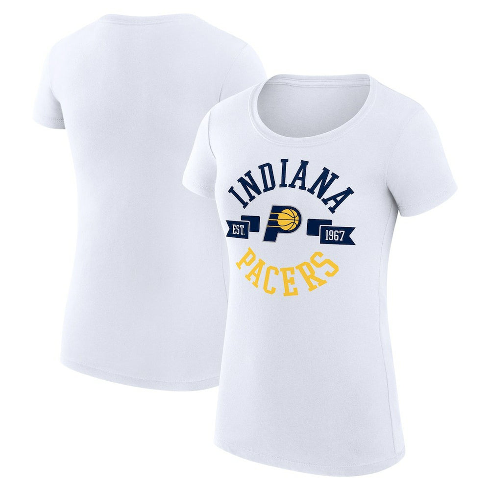 NBA Indiana Pacers G-III 4Her by Carl Banks Women's Super-Slim Fit Lightweight Large City Logo T-Shirt
