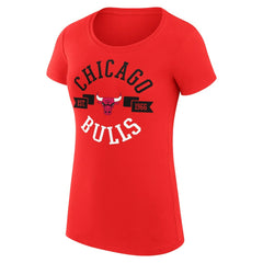 NBA Chicago Bulls G-III 4Her by Carl Banks Women's Super-Slim Fit Lightweight Large City Logo T-Shirt sale
