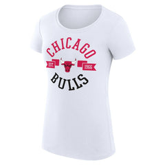 NBA Chicago Bulls G-III 4Her by Carl Banks Women's Super-Slim Fit Lightweight Large City Logo T-Shirt sale