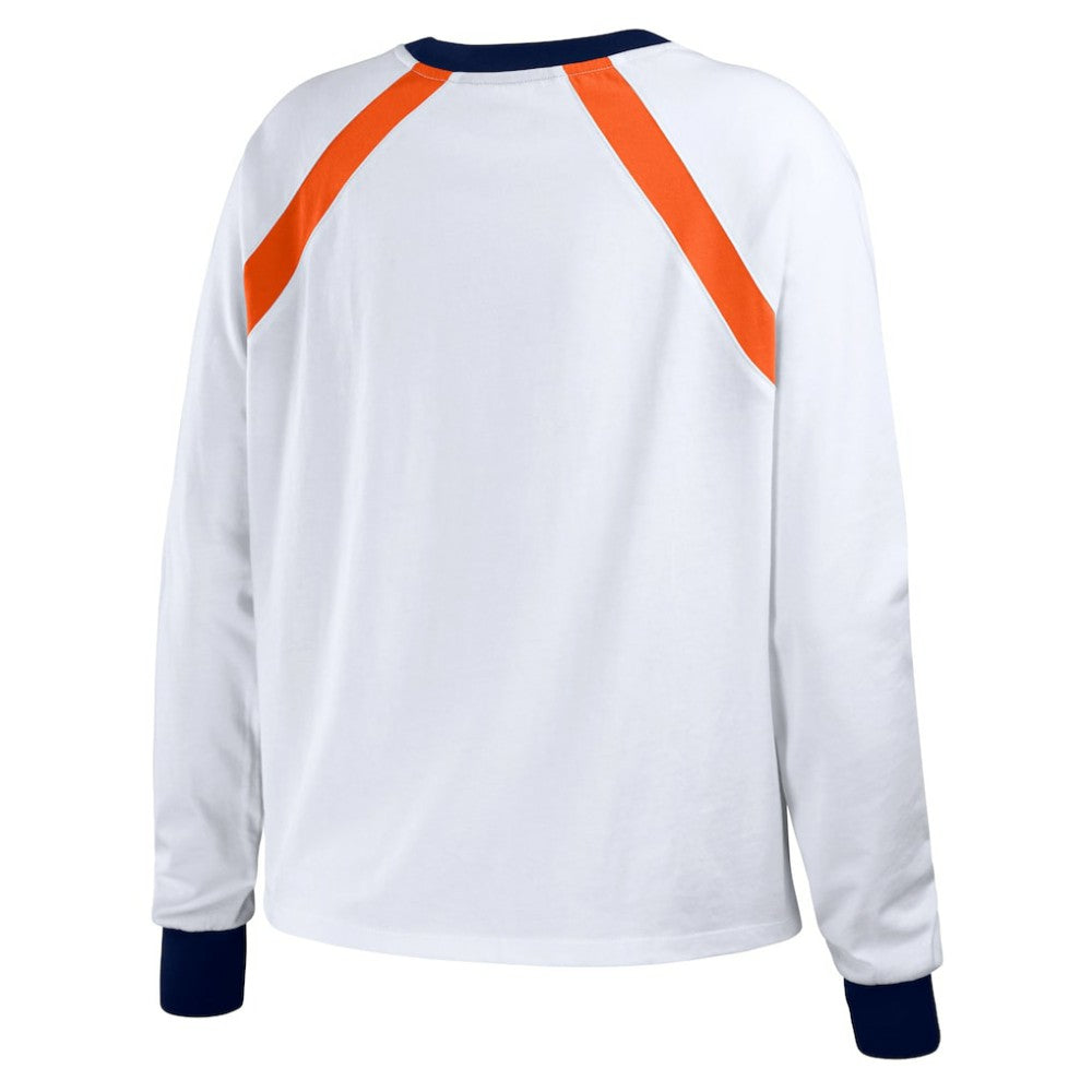MLB Houston Astros WEAR by Erin Andrews Women's Raglan Long Sleeve T-Shirt
