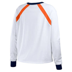 MLB Houston Astros WEAR by Erin Andrews Women's Raglan Long Sleeve T-Shirt