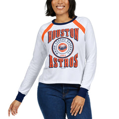 MLB Houston Astros WEAR by Erin Andrews Women's Raglan Long Sleeve T-Shirt