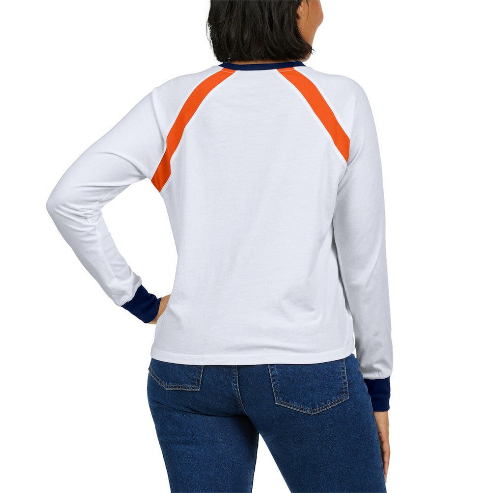 MLB Houston Astros WEAR by Erin Andrews Women's Raglan Long Sleeve T-Shirt