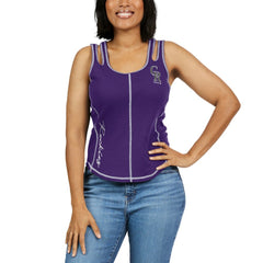 MLB Colorado Rockies WEAR by Erin Andrews Women's Contrast Stitch Tank Top