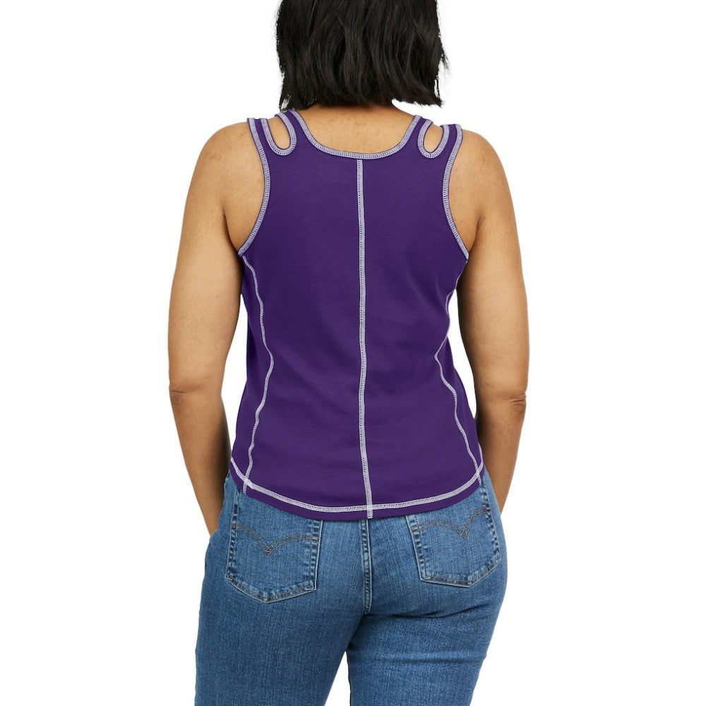 MLB Colorado Rockies WEAR by Erin Andrews Women's Contrast Stitch Tank Top