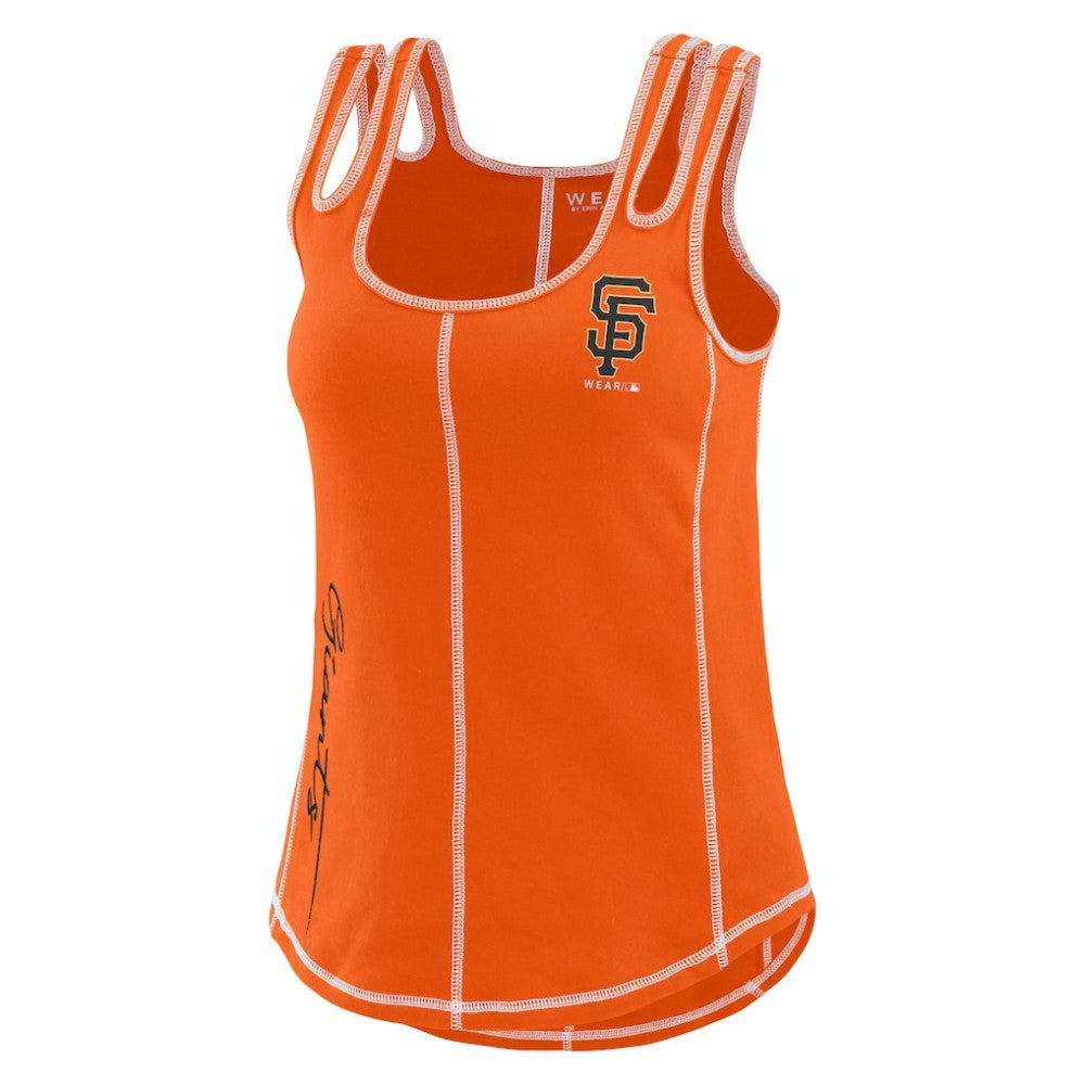 MLB San Francisco Giants WEAR by Erin Andrews Women's Contrast Stitch Tank Top
