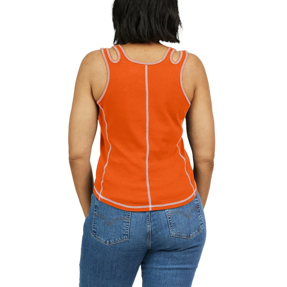 MLB San Francisco Giants WEAR by Erin Andrews Women's Contrast Stitch Tank Top