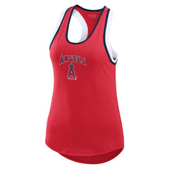 MLB Los Angeles Angels WEAR by Erin Andrews Women's Colorblock Racerback Tank Top