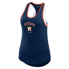 MLB Houston Astros WEAR by Erin Andrews Women's Colorblock Racerback Tank Top