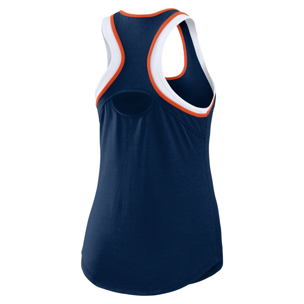 MLB Houston Astros WEAR by Erin Andrews Women's Colorblock Racerback Tank Top