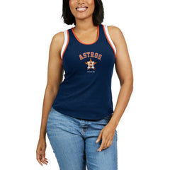 MLB Houston Astros WEAR by Erin Andrews Women's Colorblock Racerback Tank Top