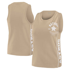 MLB Houston Astros WEAR by Erin Andrews Women's Tonal Tank Top