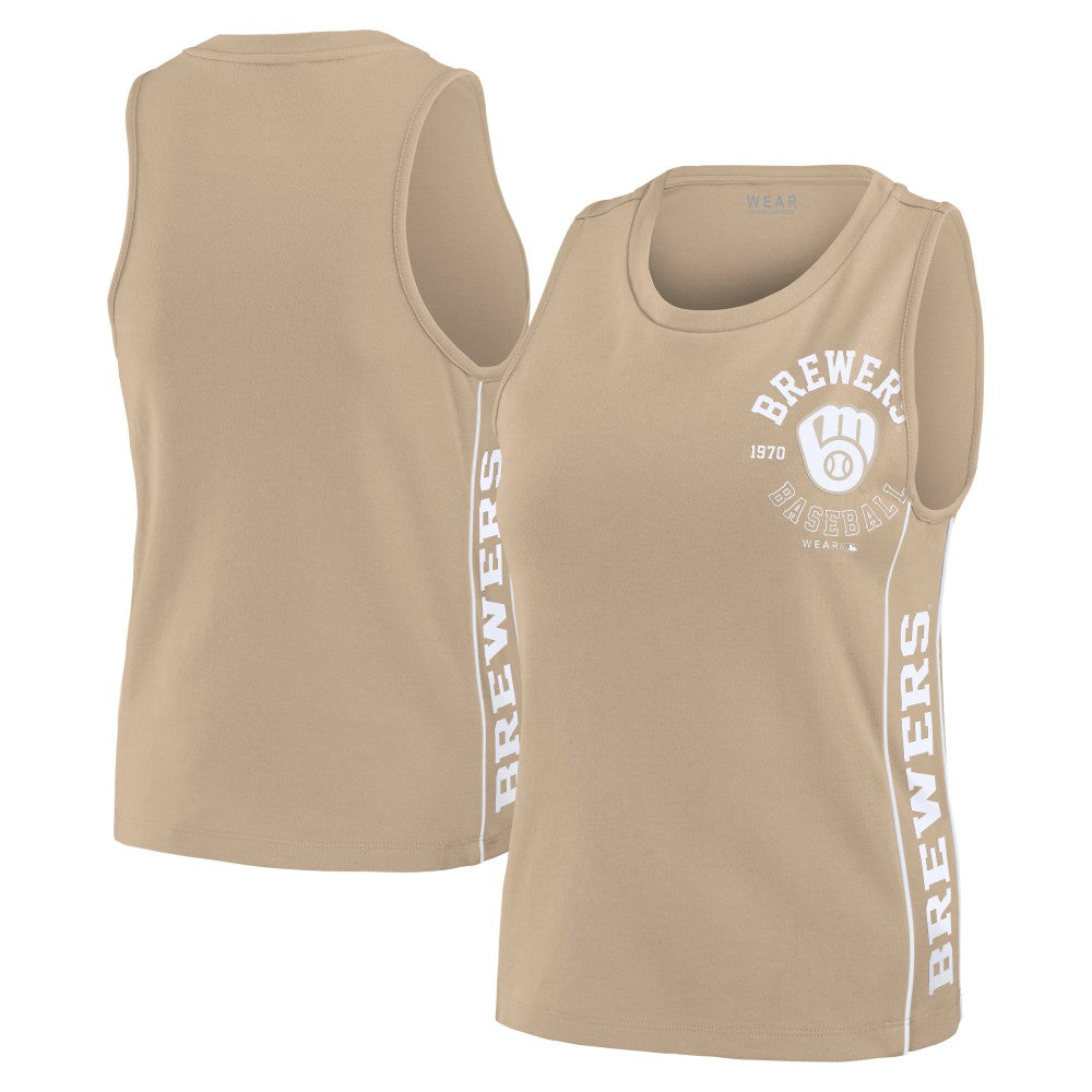 MLB Milwaukee Brewers WEAR by Erin Andrews Women's Tonal Tank Top