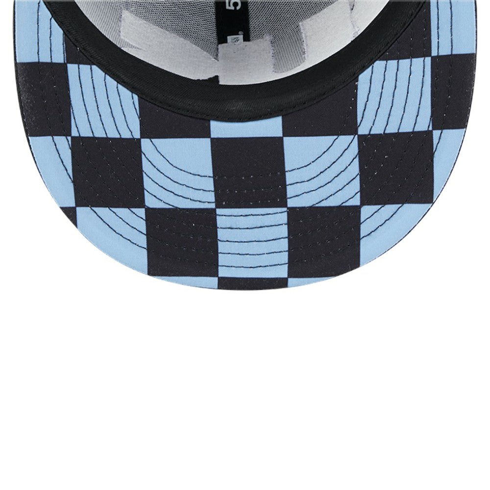 MLB Tampa Bay Rays New Era Checkered Undervisor 59FIFTY Fitted Hat