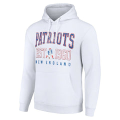Starter Unisex Throwback Logo Pullover Hoodie - New England Patriots