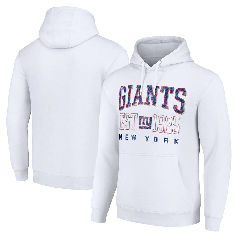 Starter Unisex Throwback Logo Pullover Hoodie - New York Giants
