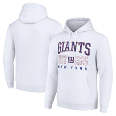 Starter Unisex Throwback Logo Pullover Hoodie - New York Giants