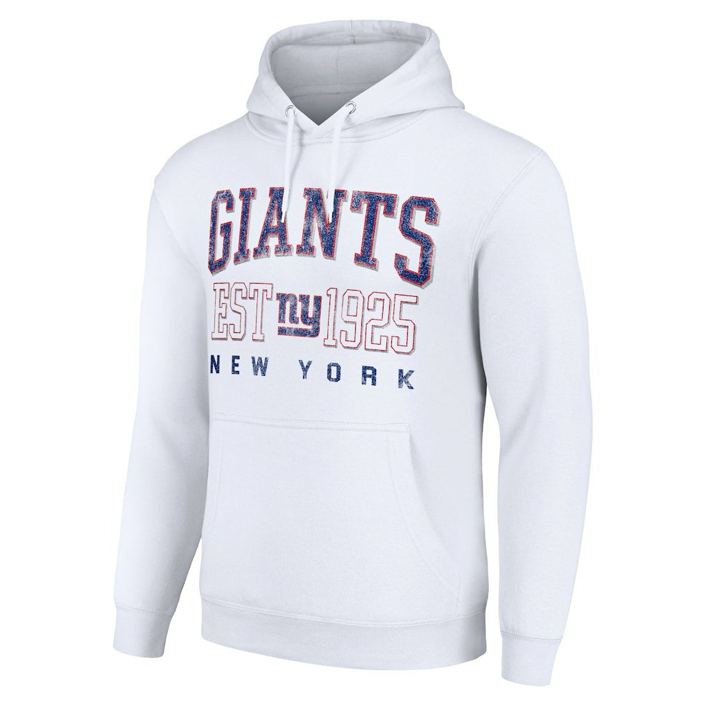 Starter Unisex Throwback Logo Pullover Hoodie - New York Giants