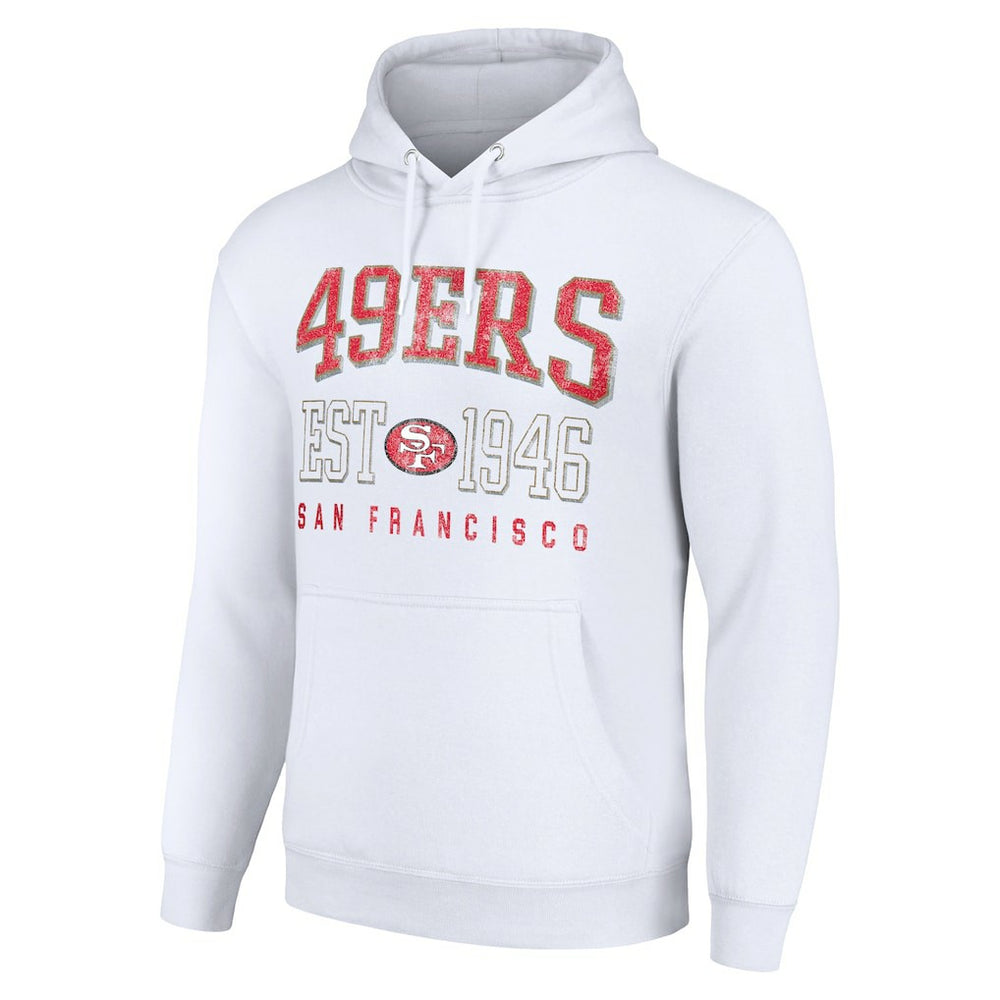 Starter Unisex Throwback Logo Pullover Hoodie - San Francisco 49ers