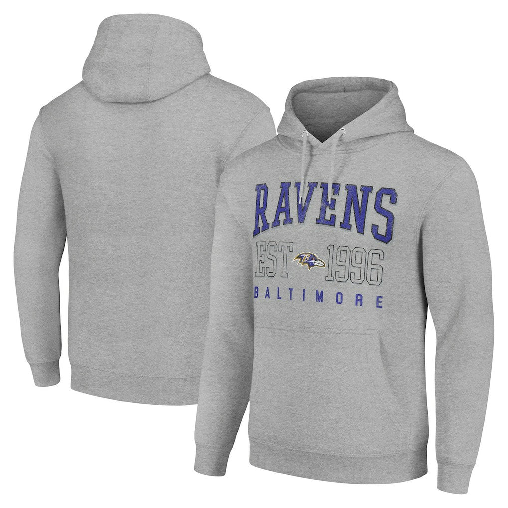 Starter Unisex Throwback Logo Pullover Hoodie - Baltimore Ravens