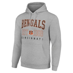 Starter Unisex Throwback Logo Pullover Hoodie - Cincinnati Bengals