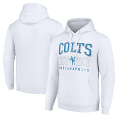 Starter Unisex Throwback Logo Pullover Hoodie - Indianapolis Colts