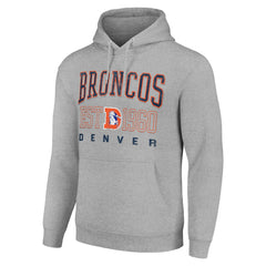 Starter Unisex Throwback Logo Pullover Hoodie - Denver Broncos
