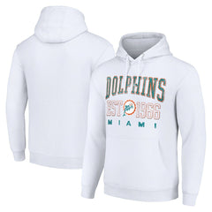 Starter Unisex Throwback Logo Pullover Hoodie - Miami Dolphins