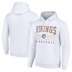 Starter Unisex Throwback Logo Pullover Hoodie - Minnesota Vikings