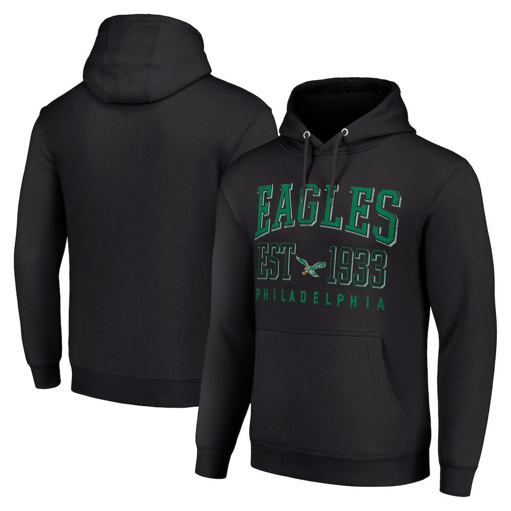 Starter Unisex Throwback Logo Pullover Hoodie - Philadelphia Eagles