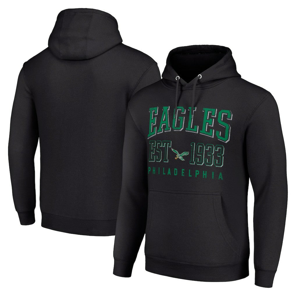 Starter Unisex Throwback Logo Pullover Hoodie - Philadelphia Eagles