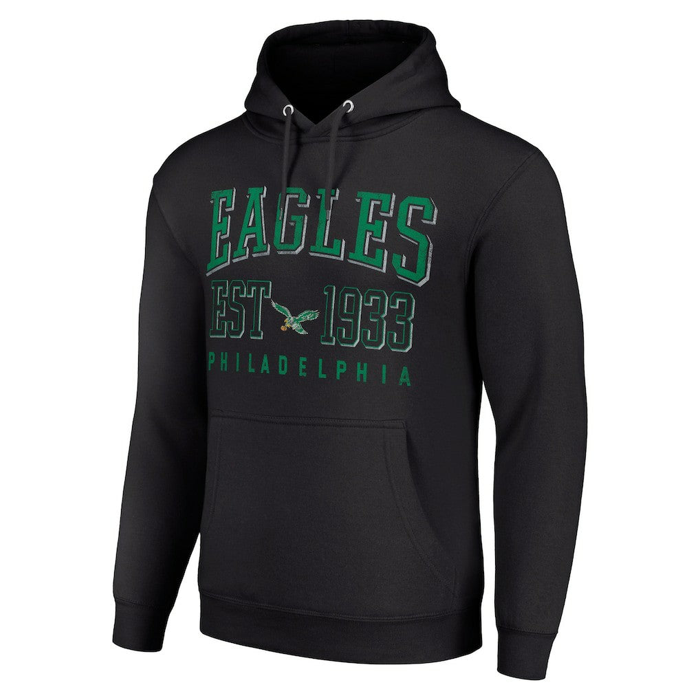 Starter Unisex Throwback Logo Pullover Hoodie - Philadelphia Eagles