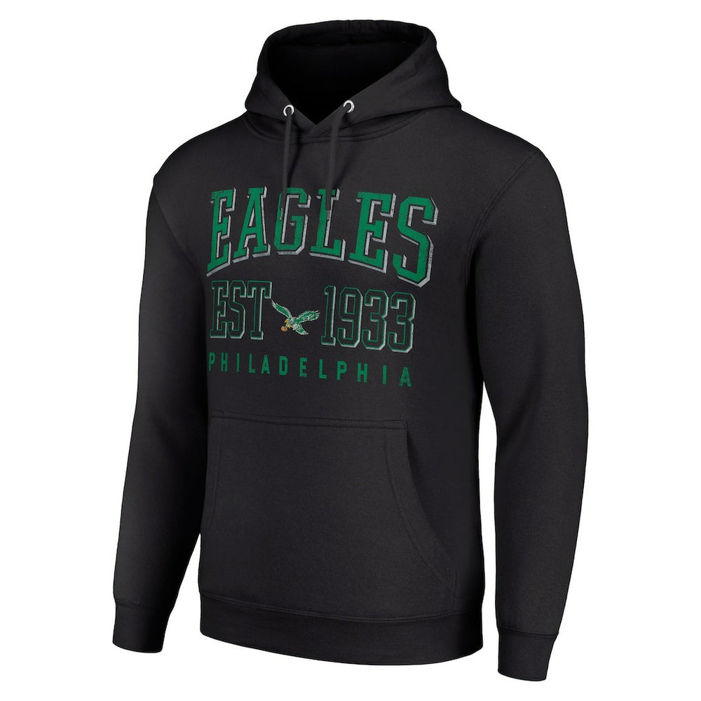 Starter Unisex Throwback Logo Pullover Hoodie - Philadelphia Eagles
