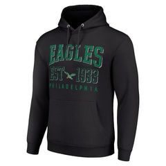 Starter Unisex Throwback Logo Pullover Hoodie - Philadelphia Eagles