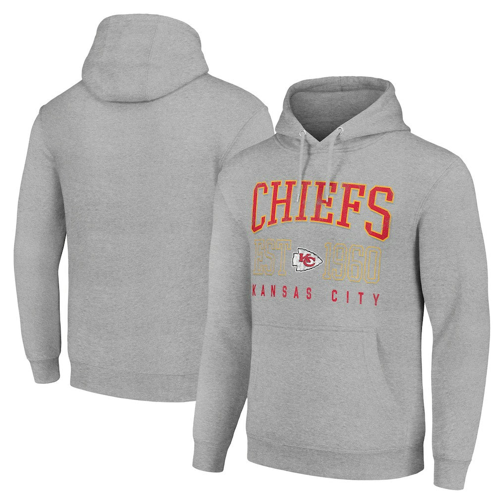 Starter Unisex Throwback Logo Pullover Hoodie - Kansas City Chiefs