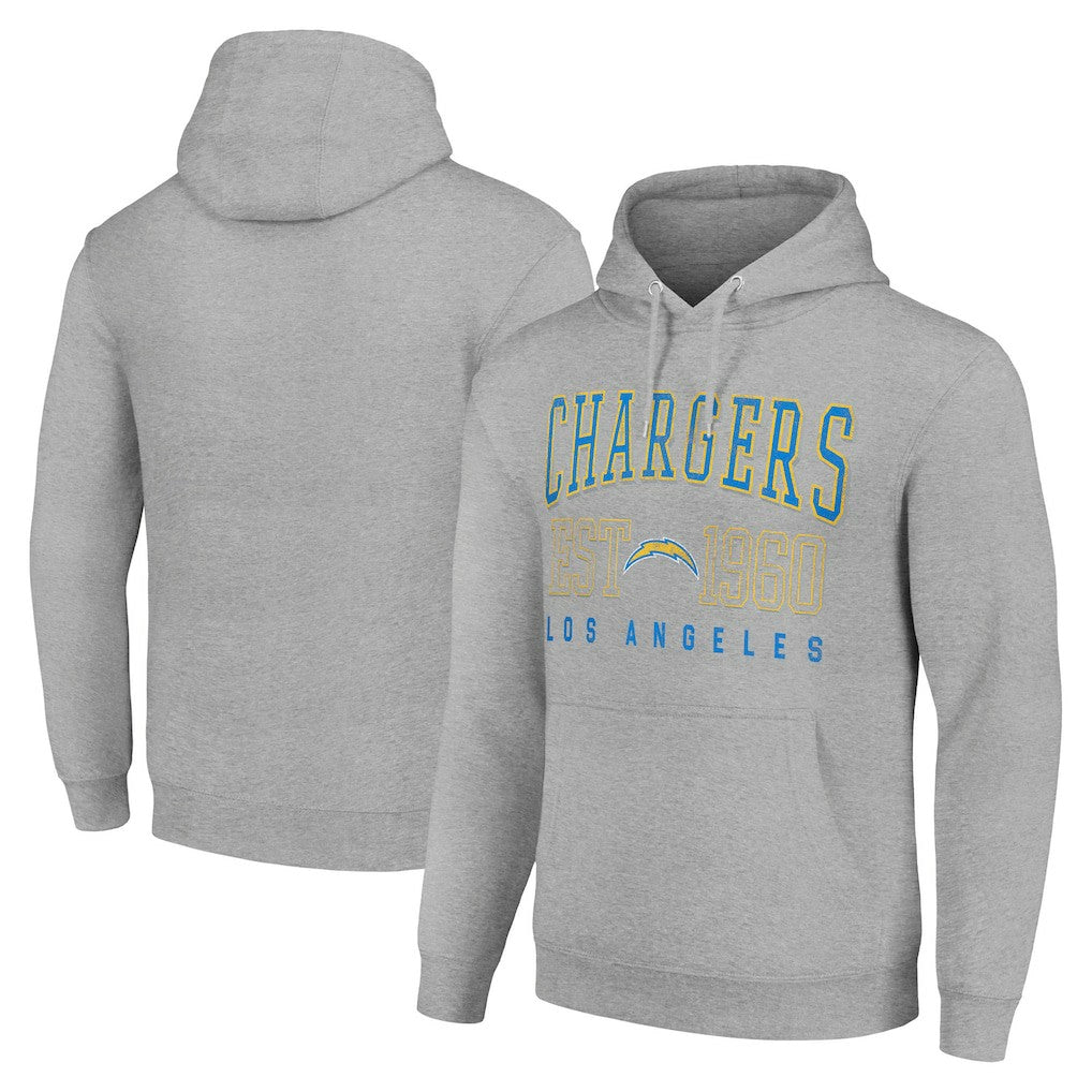 Starter Unisex Throwback Logo Pullover Hoodie - Los Angeles Chargers