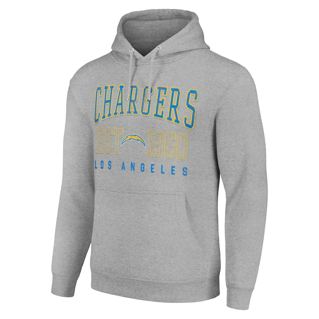Starter Unisex Throwback Logo Pullover Hoodie - Los Angeles Chargers