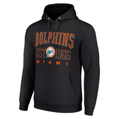 Starter Unisex Throwback Logo Pullover Hoodie - Miami Dolphins