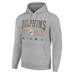 Starter Unisex Throwback Logo Pullover Hoodie - Miami Dolphins
