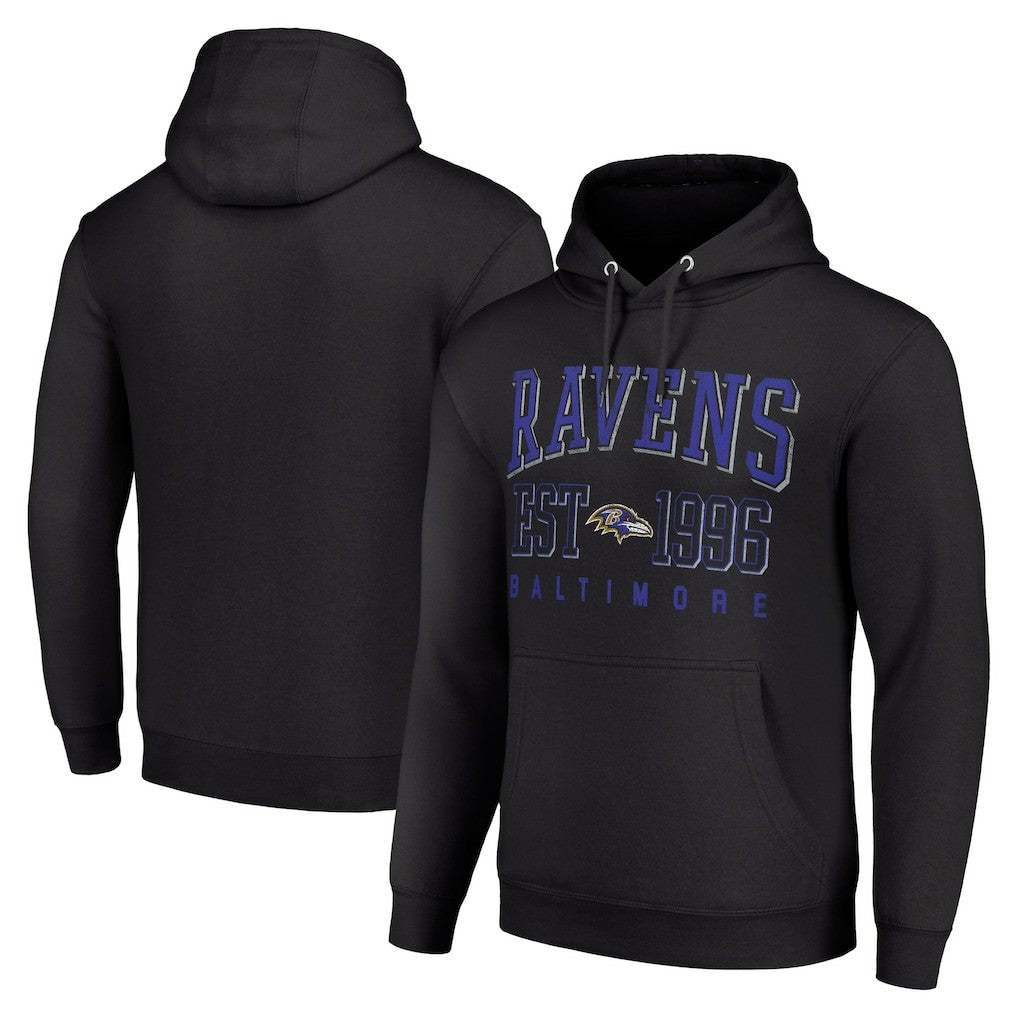 Starter Unisex Throwback Logo Pullover Hoodie - Baltimore Ravens