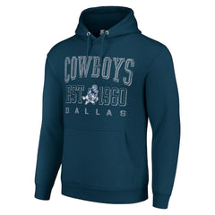 Starter Unisex Throwback Logo Pullover Hoodie - Dallas Cowboys