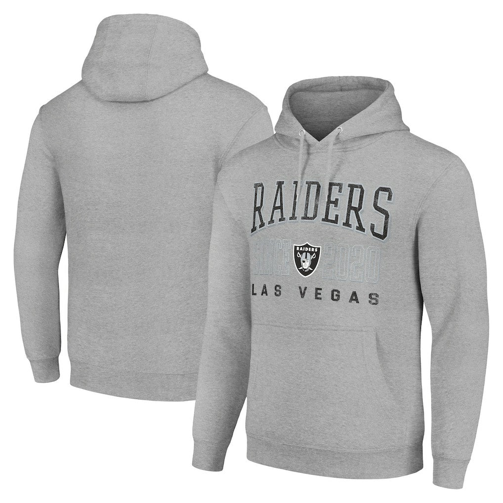 Starter Unisex Throwback Logo Pullover Hoodie - Las Vegas Raiders