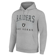 Starter Unisex Throwback Logo Pullover Hoodie - Las Vegas Raiders