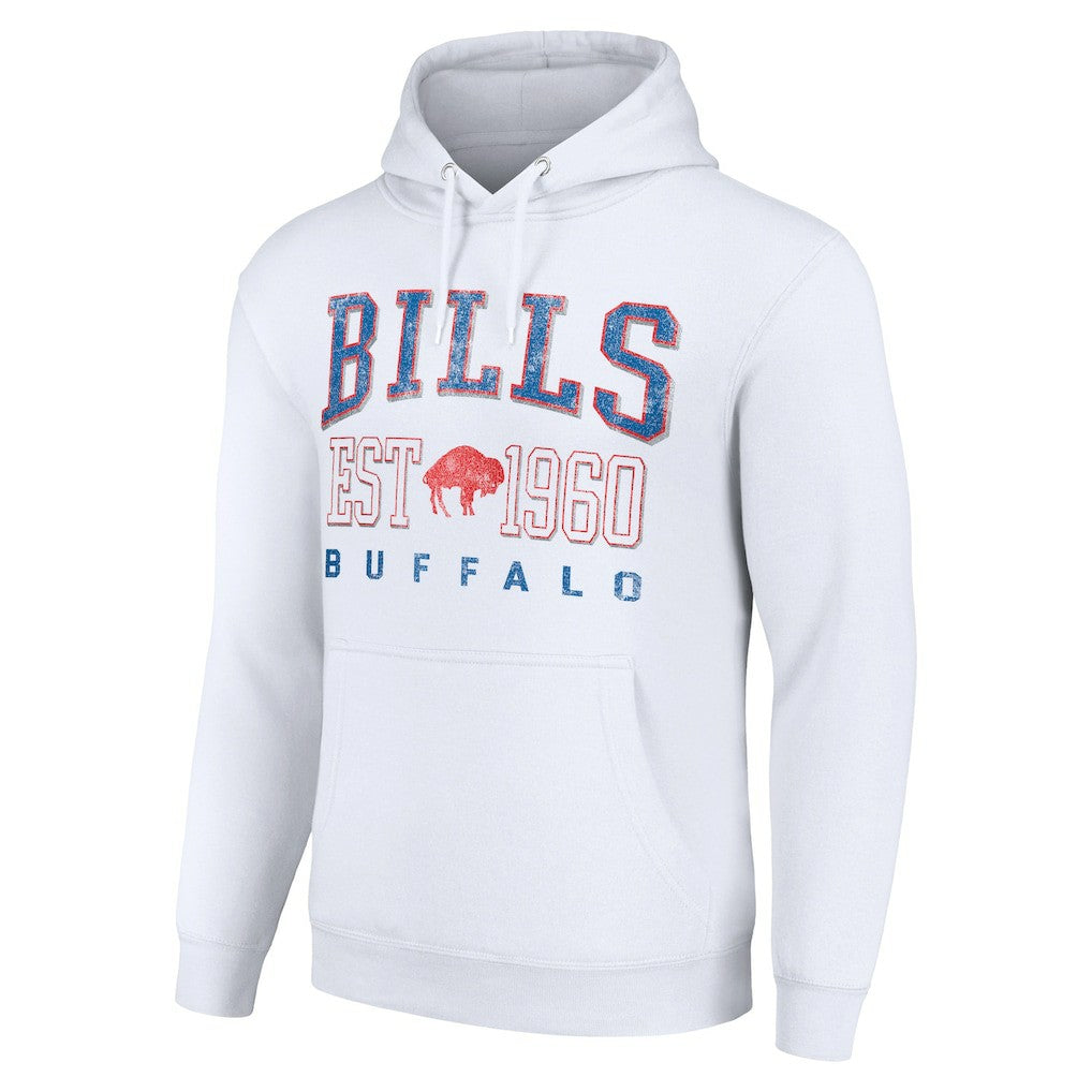 Starter Unisex Throwback Logo Pullover Hoodie - Buffalo Bills