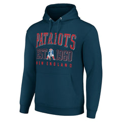 Starter Unisex Throwback Logo Pullover Hoodie - New England Patriots