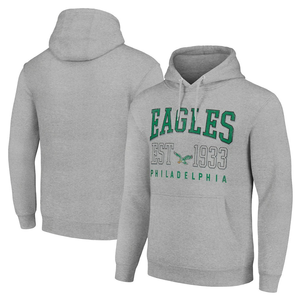 Starter Unisex Throwback Logo Pullover Hoodie - Philadelphia Eagles